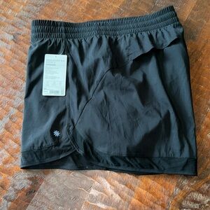 Athleta Mesh Racer Run Short 4”